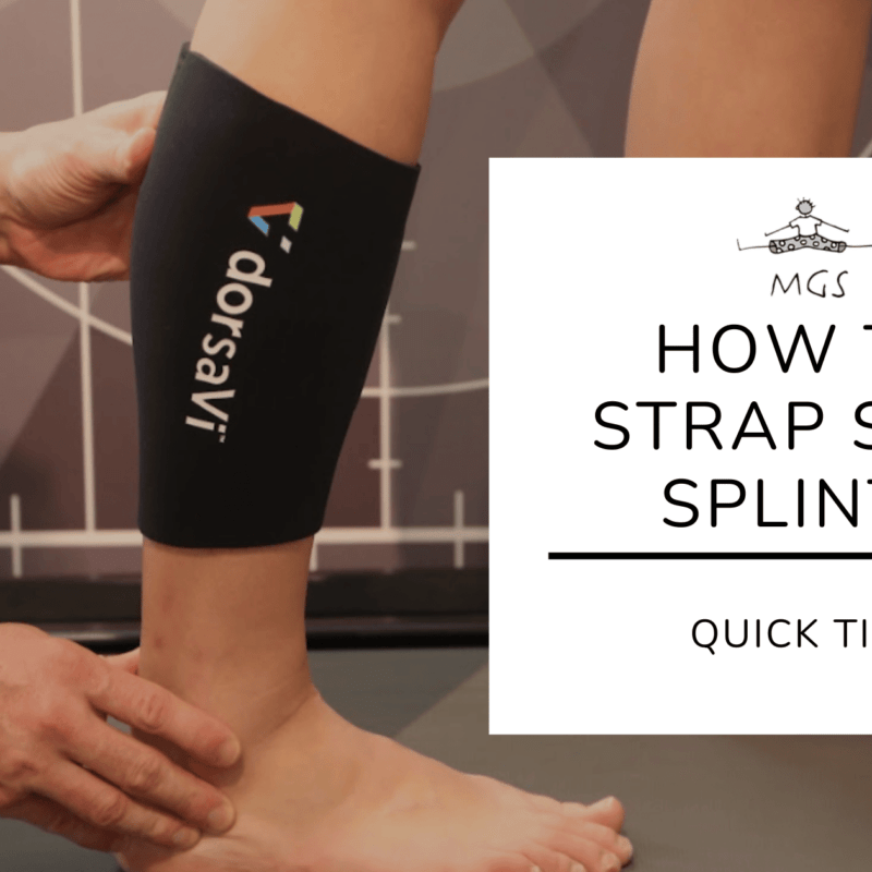 How to Strap Shin Splints